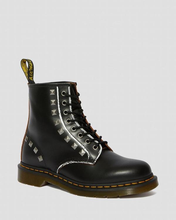 Dr Martens Dámské Kotníkové Boty 1460 Stud Černé, CZ-705364